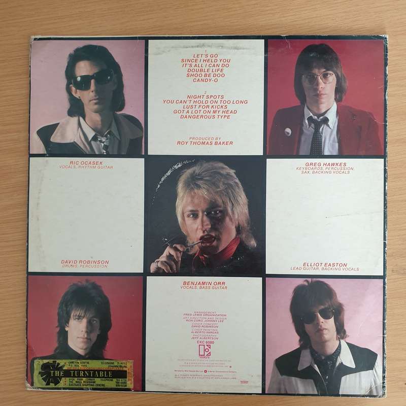 The Cars  Candy-O - Vinyl LP Record  - Opened  - Very-Good+ Quality (VG+)