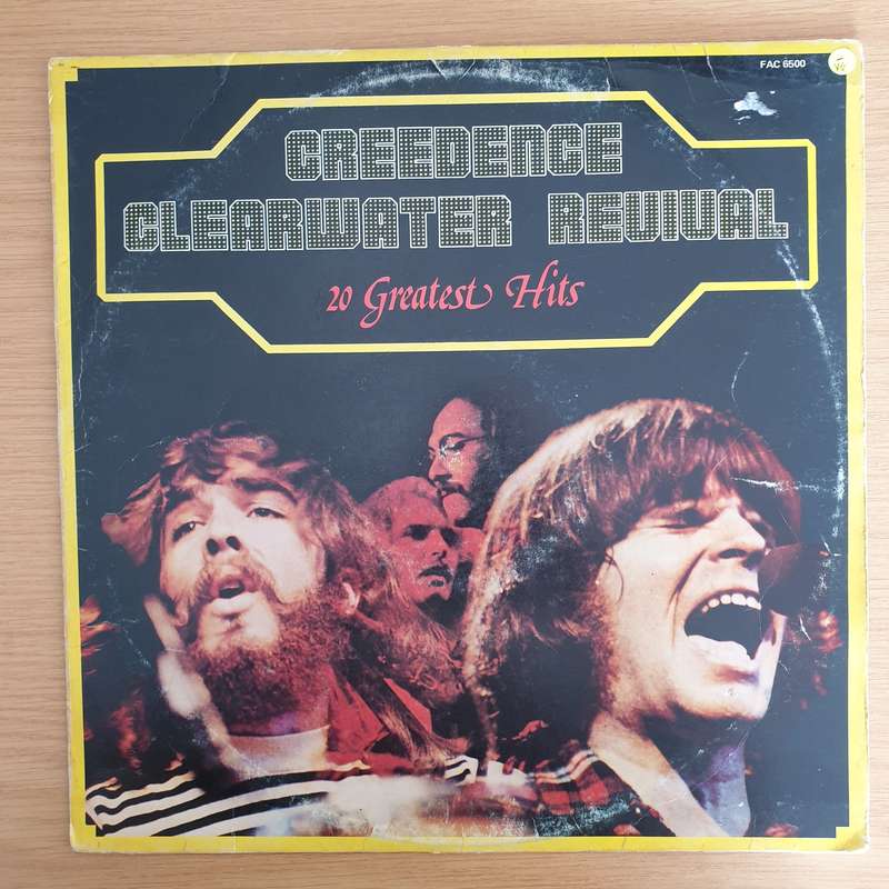 Creedence Clearwater Revival - 20 Greatest Hits   - Vinyl LP Record  (VG-)