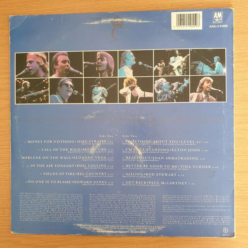 The Princes Trust (Dire Straits, Susanne Vega....)  - Vinyl LP Record - Opened  - Very-Good+ Qual...