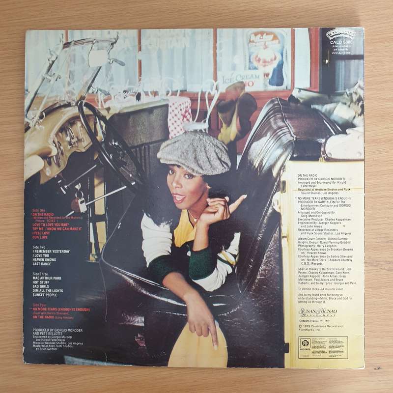 Donna Summer  On The Radio - Greatest Hits Volumes I & II (UK) - Double Vinyl LP Record (VG+)