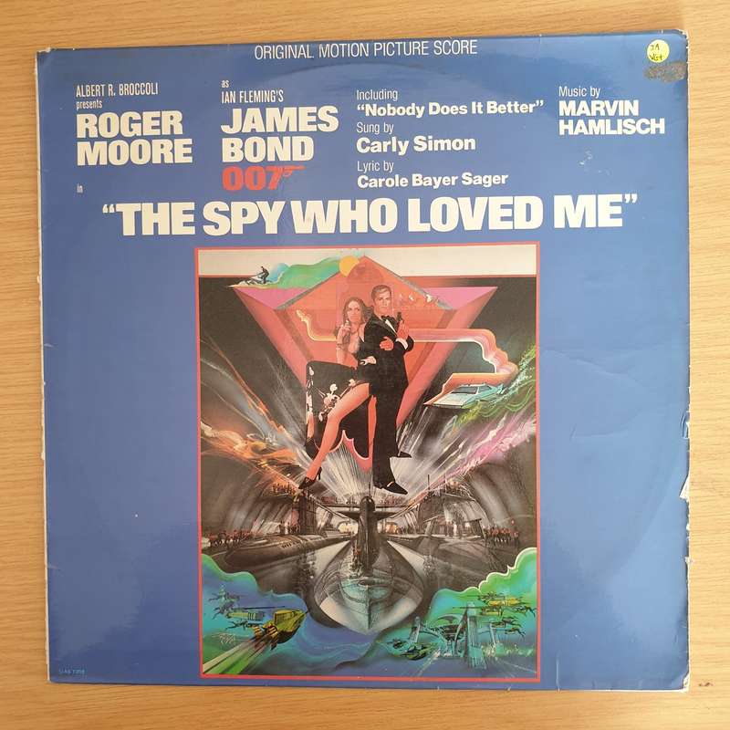 James Bond - The Spy Who Loved Me (Original Motion Picture Score) - Marvin Hamlisch  Vinyl LP ...