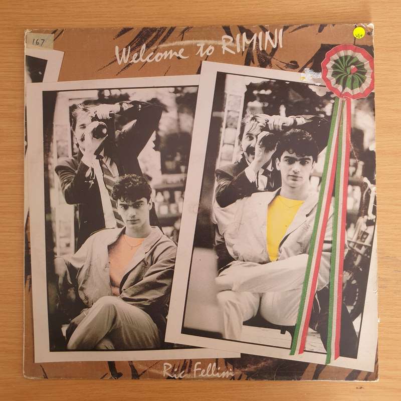 Ric Fellini  Welcome To Rimini  Vinyl LP Record (VG+)