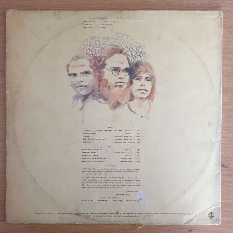 ZZ Top  First Album (US) - Vinyl LP Record (VG+)