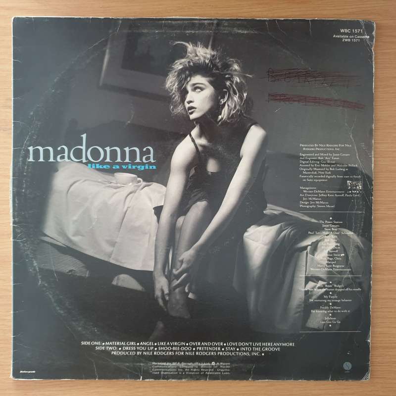 Madonna - Like A Virgin - Vinyl LP Record (VG+)