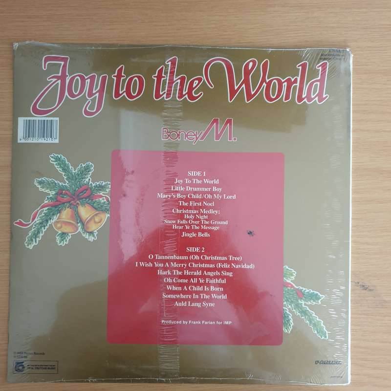 Boney M.  Joy To The World -  Vinyl LP Record - Sealed