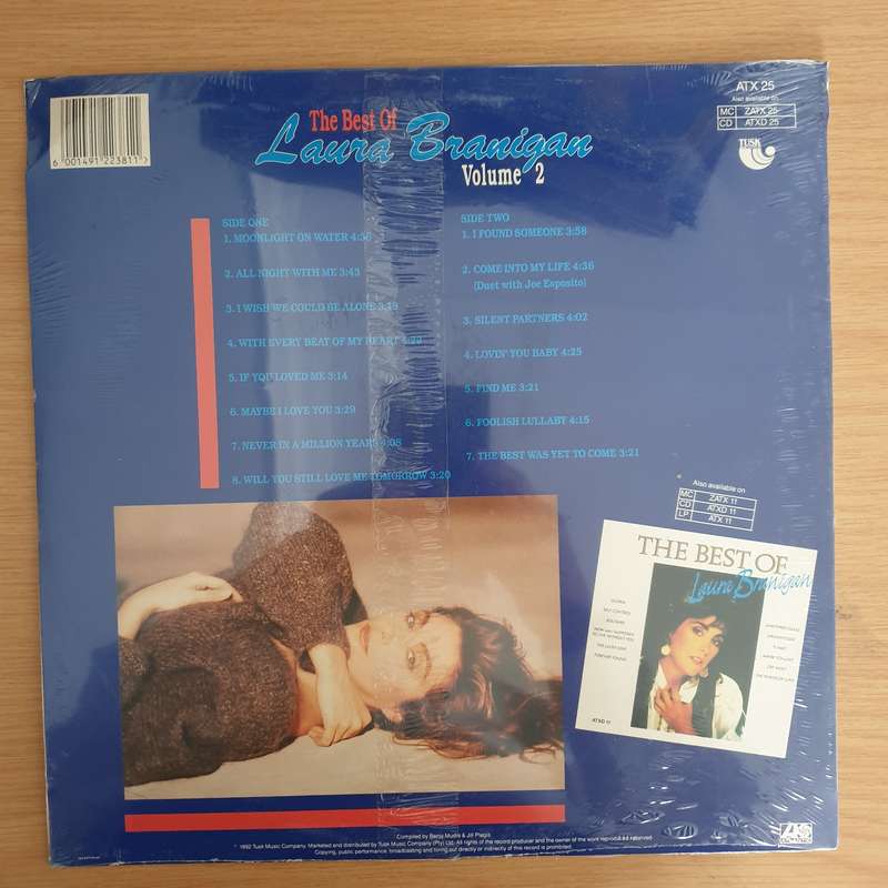 Laura Branigan  The Best Of Laura Branigan - Vol 2  -  Vinyl LP Record - Sealed