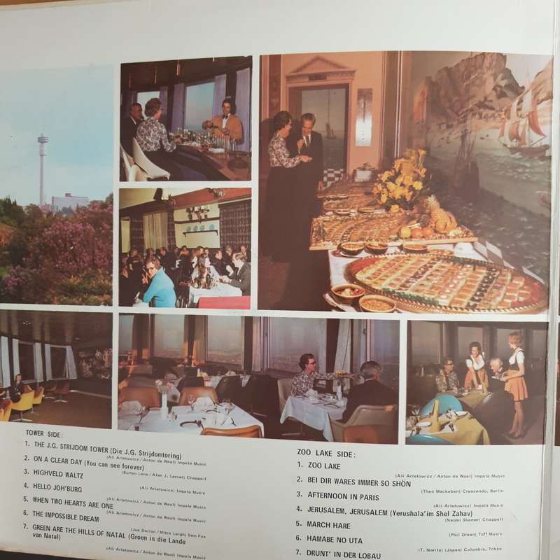 Heinrich's Restuarant - J.G Strydom Tower - Zoo Lake - Ali Arletowicz - Vinyl LP Record  (VG+)