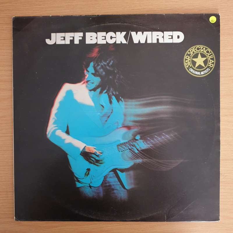 Jeff Beck  Wired (Star) -  Vinyl LP Record - Very-Good+ Quality (VG+)