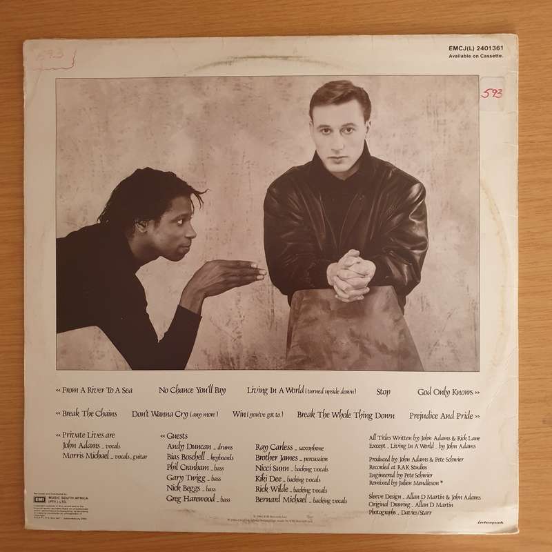 Private Lives  Prejudice And Pride - Vinyl LP Record  (VG+)