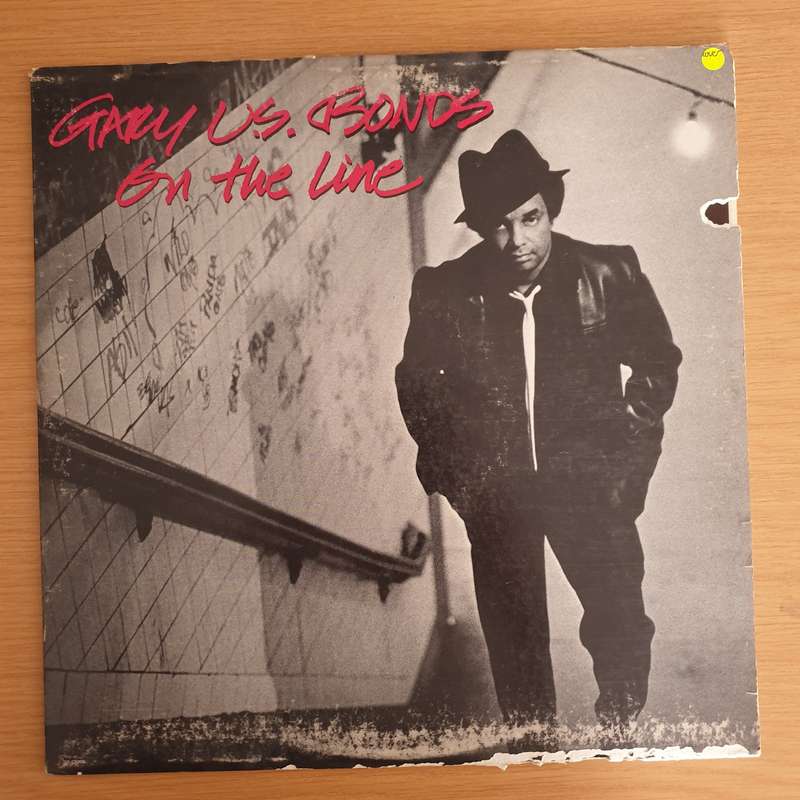 Gary U.S. Bonds  On The Line - Vinyl LP Record (VG+)