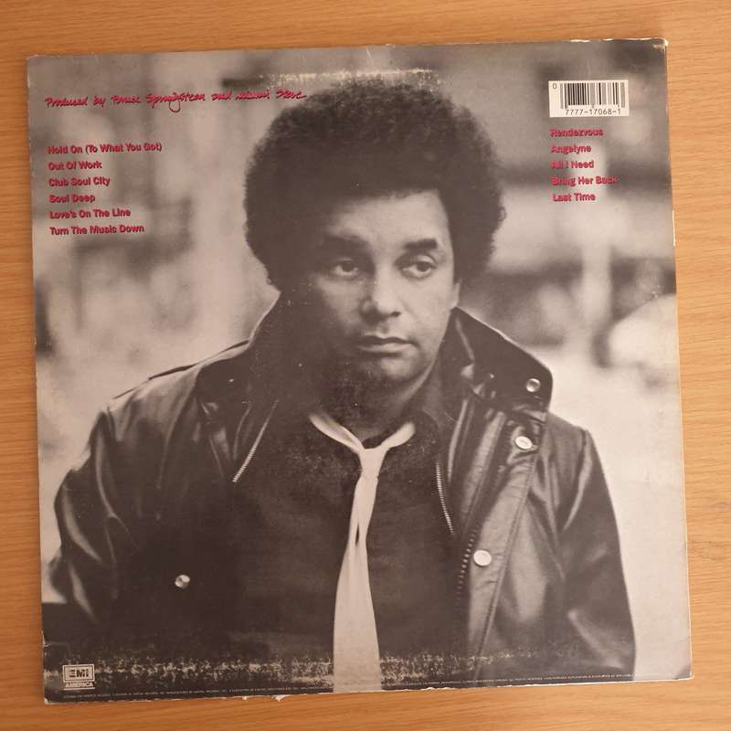 Gary U.S. Bonds  On The Line - Vinyl LP Record (VG+)