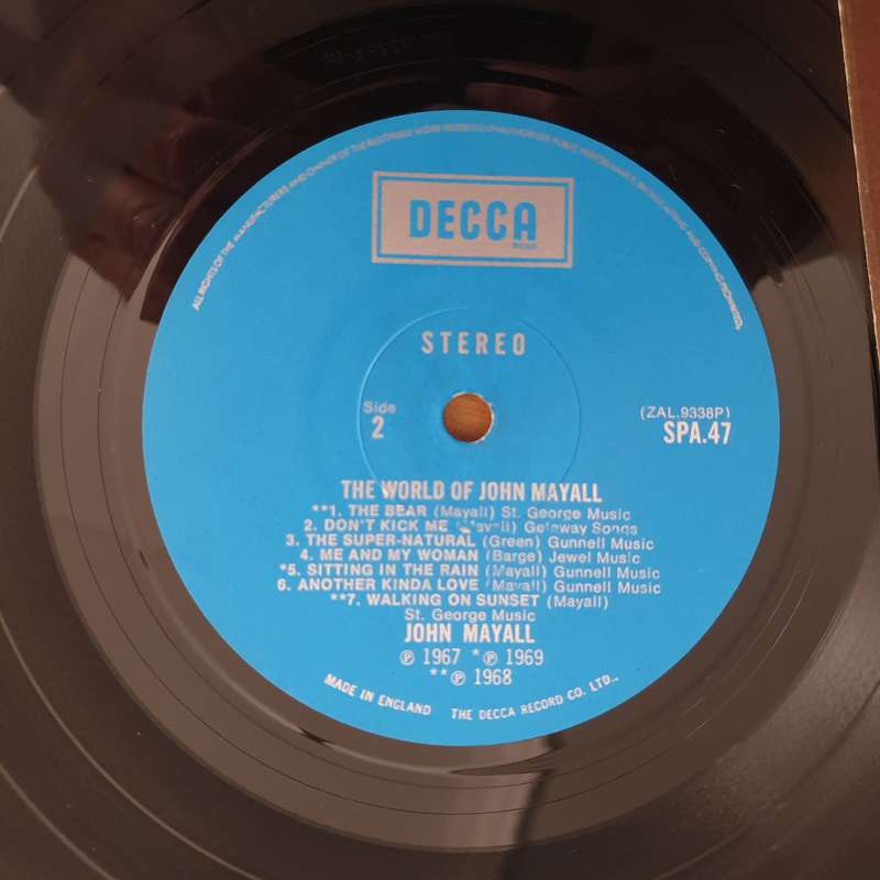 John Mayall  The World Of John Mayall - Vinyl LP Record (VG+)
