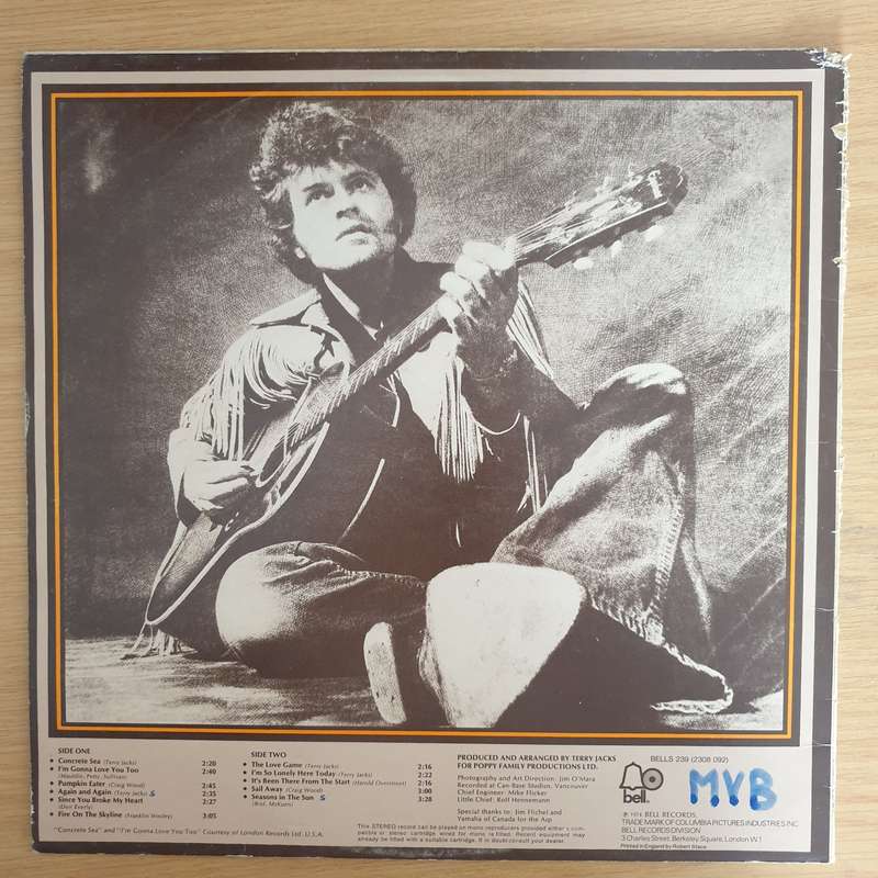 Terry Jacks  Seasons In The Sun - Vinyl LP Record (VG+)