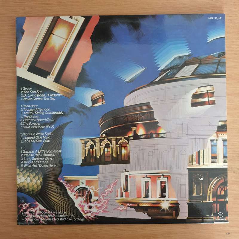 The Moody Blues  Caught Live +5 - Vinyl LP Record (VG+)