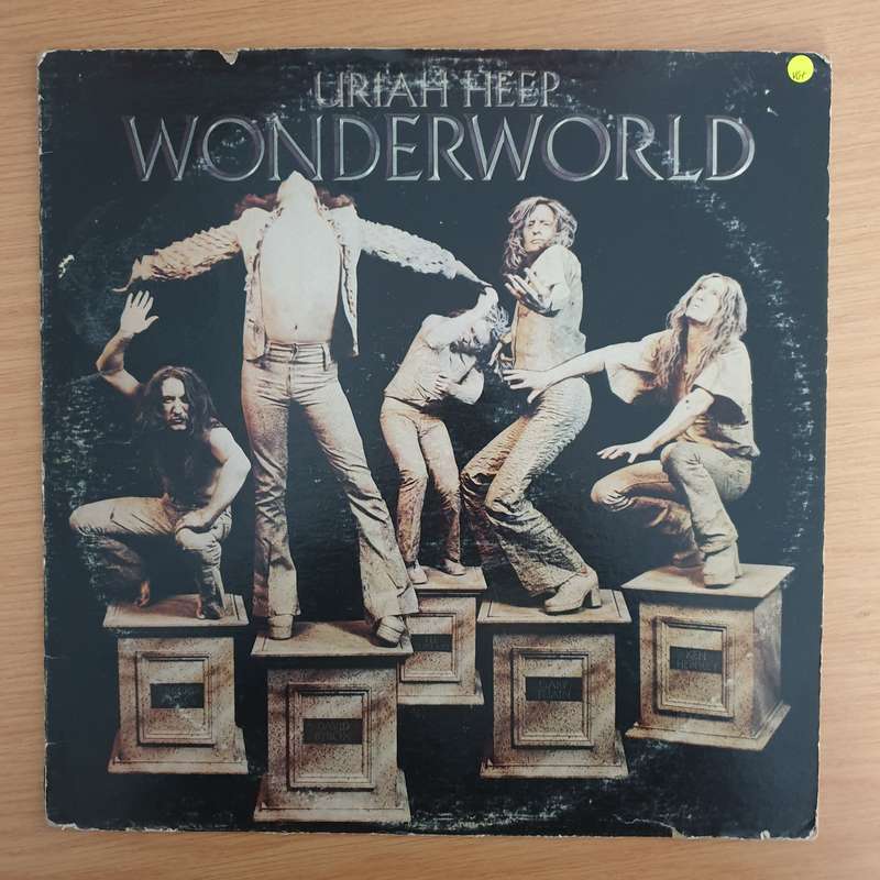 Uriah Heep  Wonderworld (USA-Promo) - Vinyl LP Record - Very-Good+ Quality (VG+)