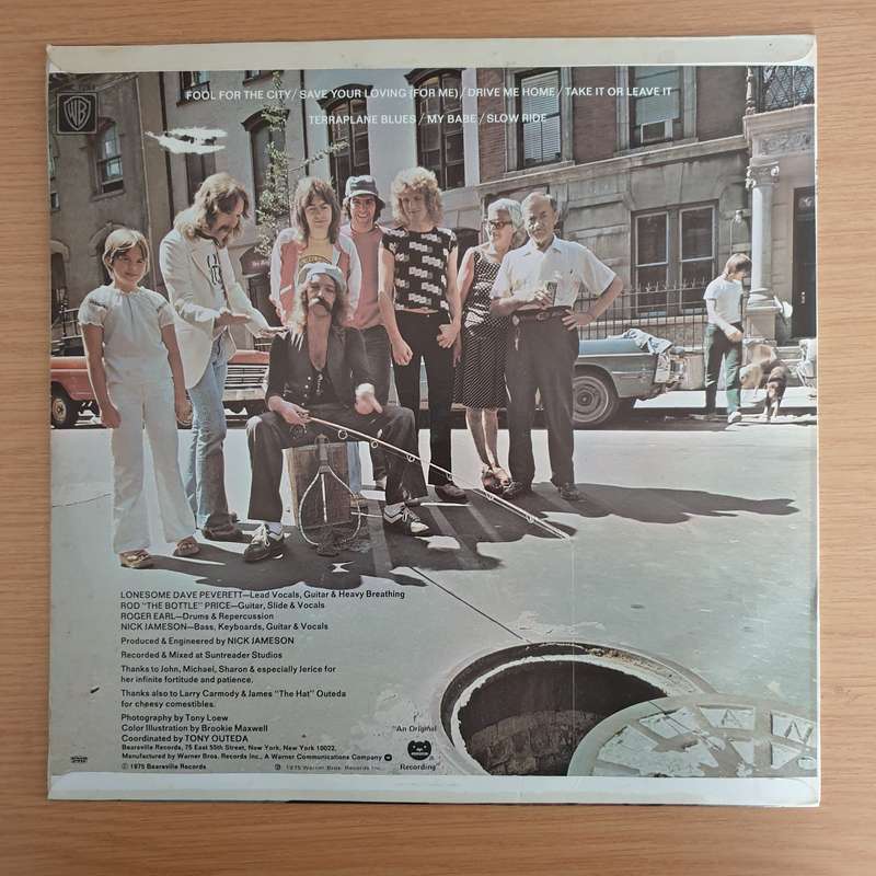 Foghat  Fool For The City - Vinyl LP Record (VG+)