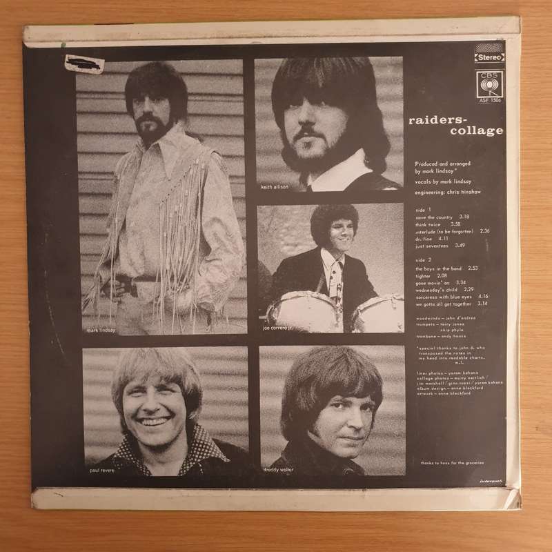 Raiders  Collage - Vinyl LP Record - Very-Good+ Quality (VG+) (D)
