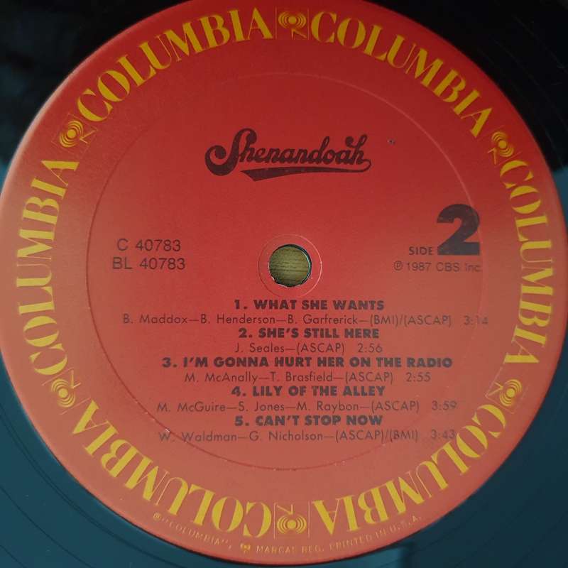 Shenandoah  Shenandoah (USA) - Vinyl LP Record (VG+)