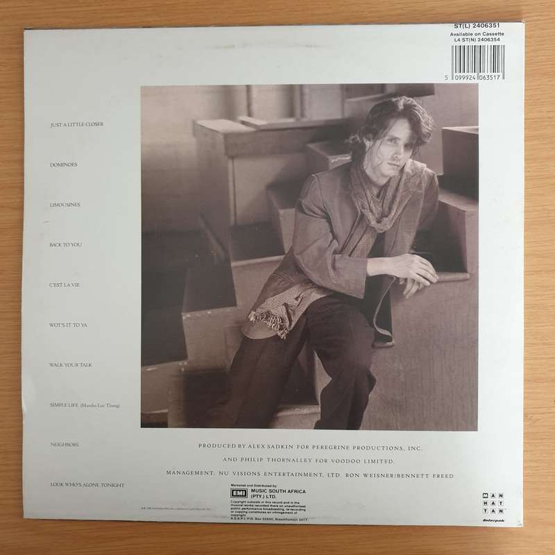 Robbie Nevil  Robbie Nevil - Vinyl LP Record - Opened  - Very-Good+ Quality (VG+)