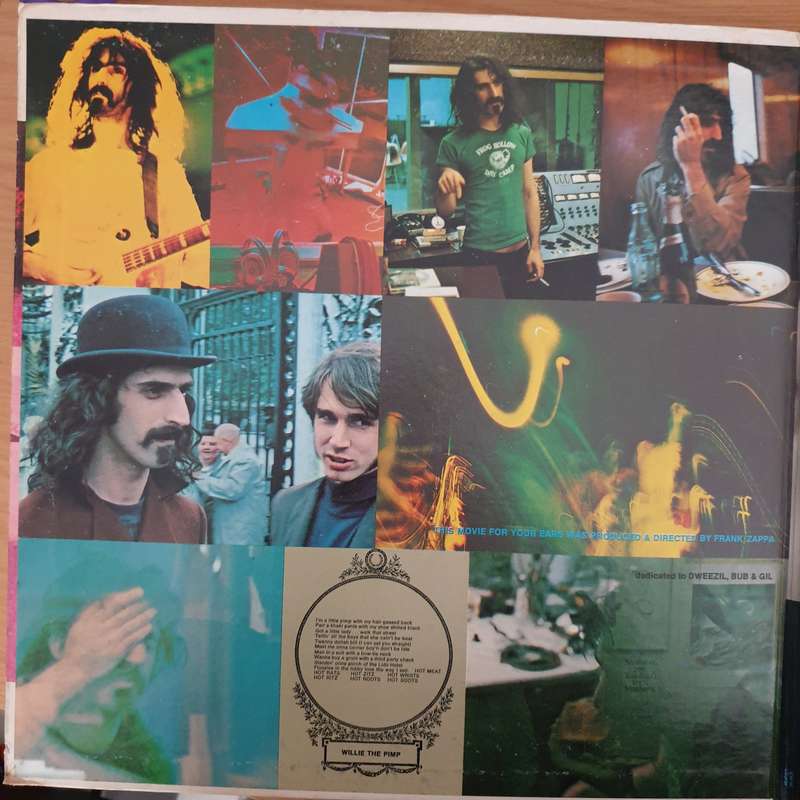 Frank Zappa  Hot Rats - Vinyl LP Record  (VG-)