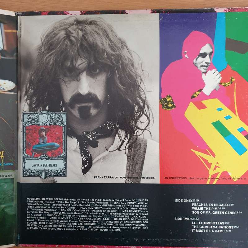 Frank Zappa  Hot Rats - Vinyl LP Record  (VG-)
