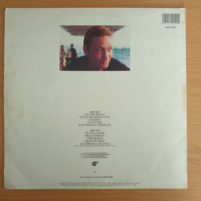 Chris Rea - On The Beach - Vinyl LP Record  (VG-)