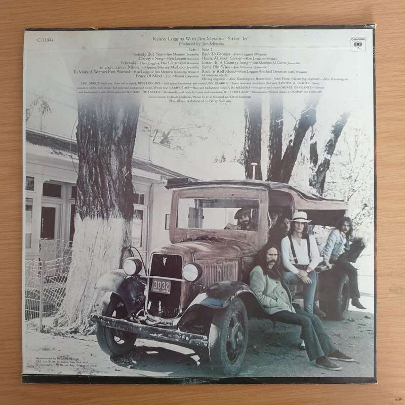 Kenny Loggins With Jim Messina  Sittin' In - Vinyl LP Record (VG+)
