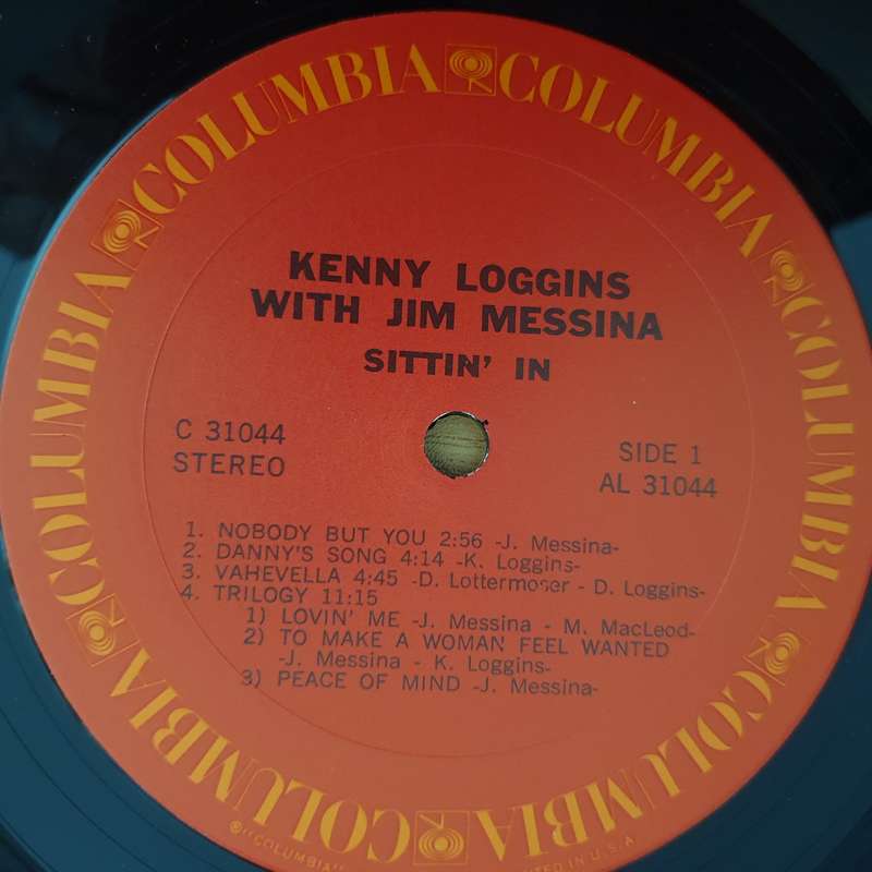 Kenny Loggins With Jim Messina  Sittin' In - Vinyl LP Record (VG+)
