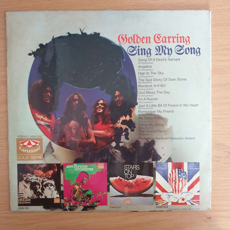 Golden Earring  Sing My Song (Germany) - Vinyl LP Record (VG)