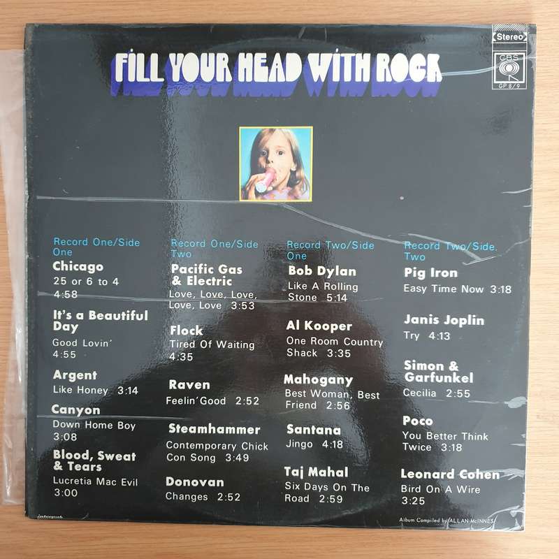 Fill Your Head With Rock - Double Vinyl LP Record - Opened  - Very-Good+ Quality (VG+)