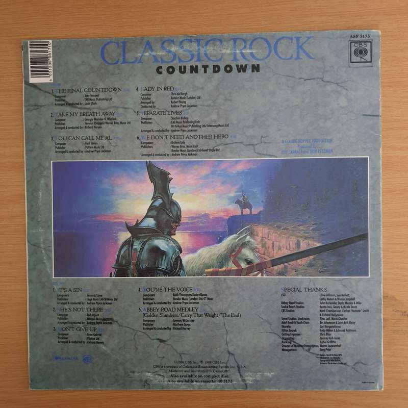 Classic Rock Countdown - The London Symphony Orchestra -  Vinyl LP Record (VG+)