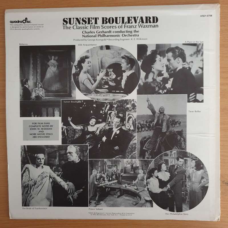 Sunset Boulevard - The Classic Film Scores - Franz Waxman / National Philharmonic Orchestra / Cha...
