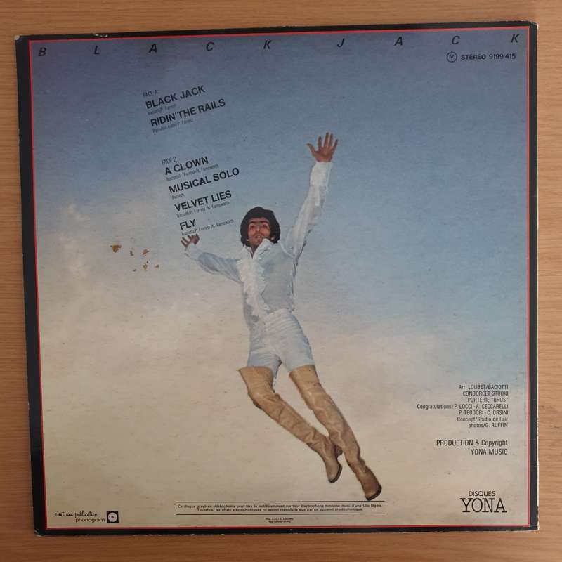 Baciotti  Black Jack -  Vinyl LP Record (VG+)