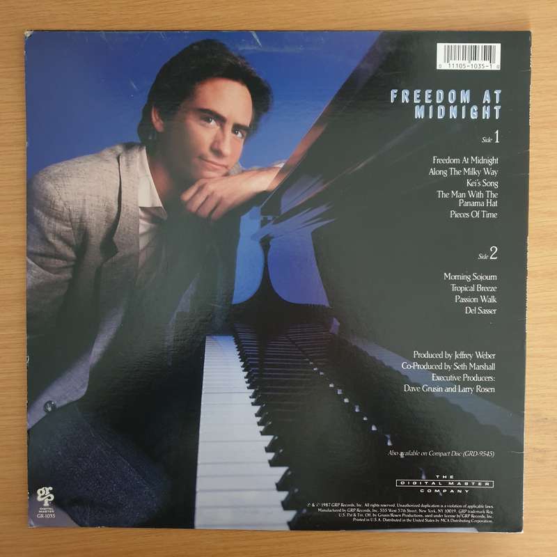 David Benoit  Freedom At Midnight - Vinyl LP Record  (VG-)