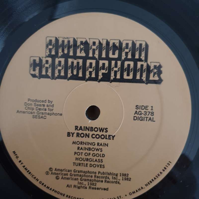 Ron Cooley  Rainbows -  Vinyl LP Record (VG+)