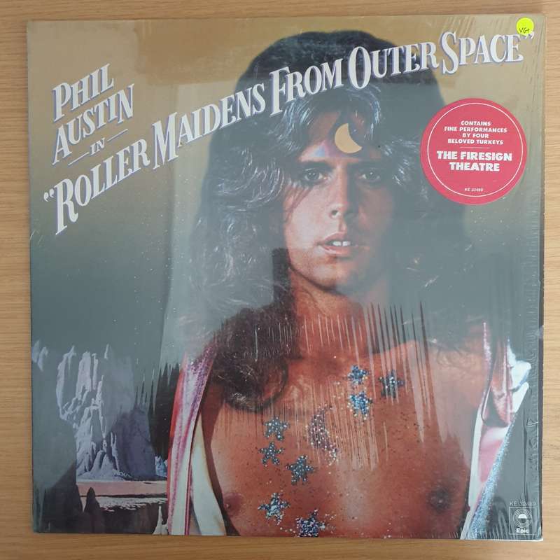 Phil Austin  Roller Maidens From Outer Space -  Vinyl LP Record (VG+)