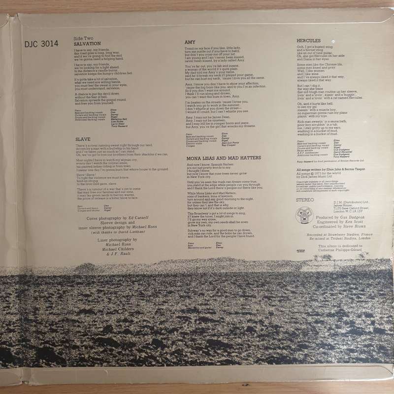 Elton John  Honky Château (DJC3014) - Vinyl LP Record (VG)