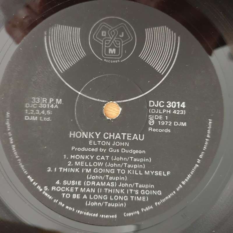 Elton John  Honky Château (DJC3014) - Vinyl LP Record (VG)