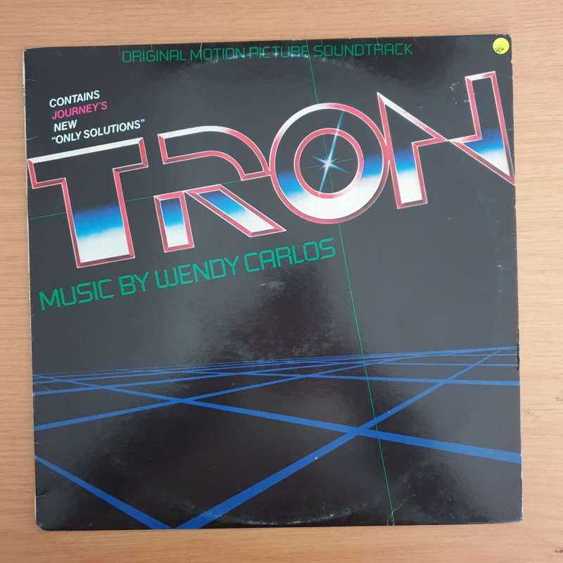 Tron (Original Motion Picture Soundtrack) -  Wendy Carlos  Vinyl LP Record (VG+)