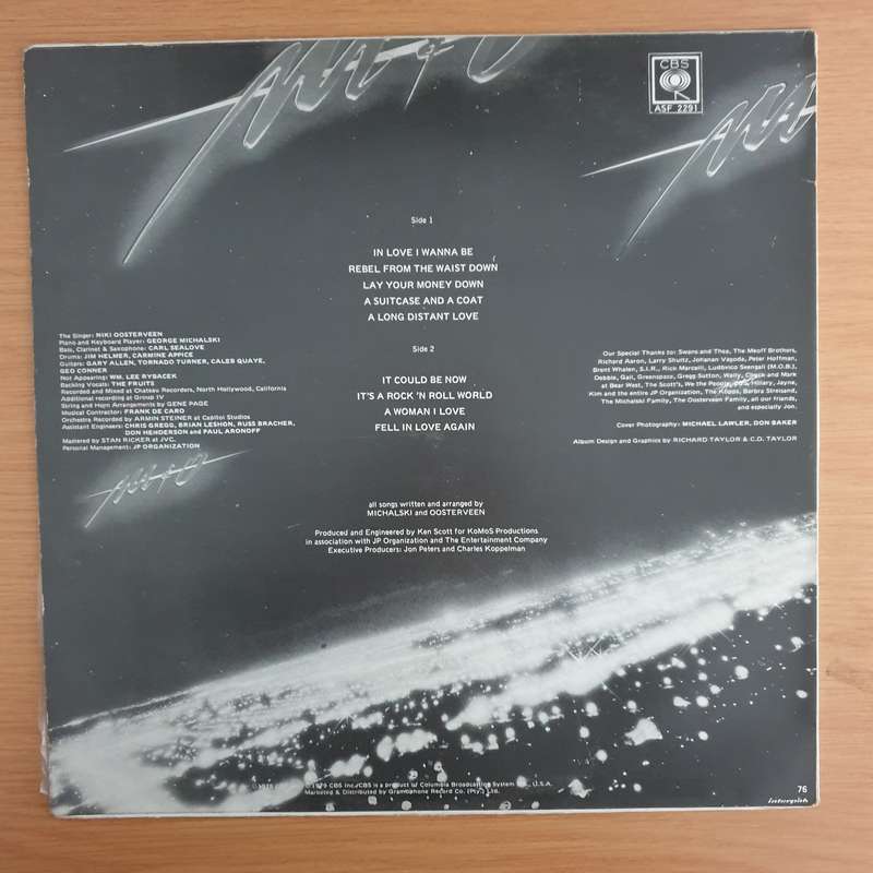 Michalski & Oosterveen  Michalski & Oosterveen  Vinyl LP Record (VG+)