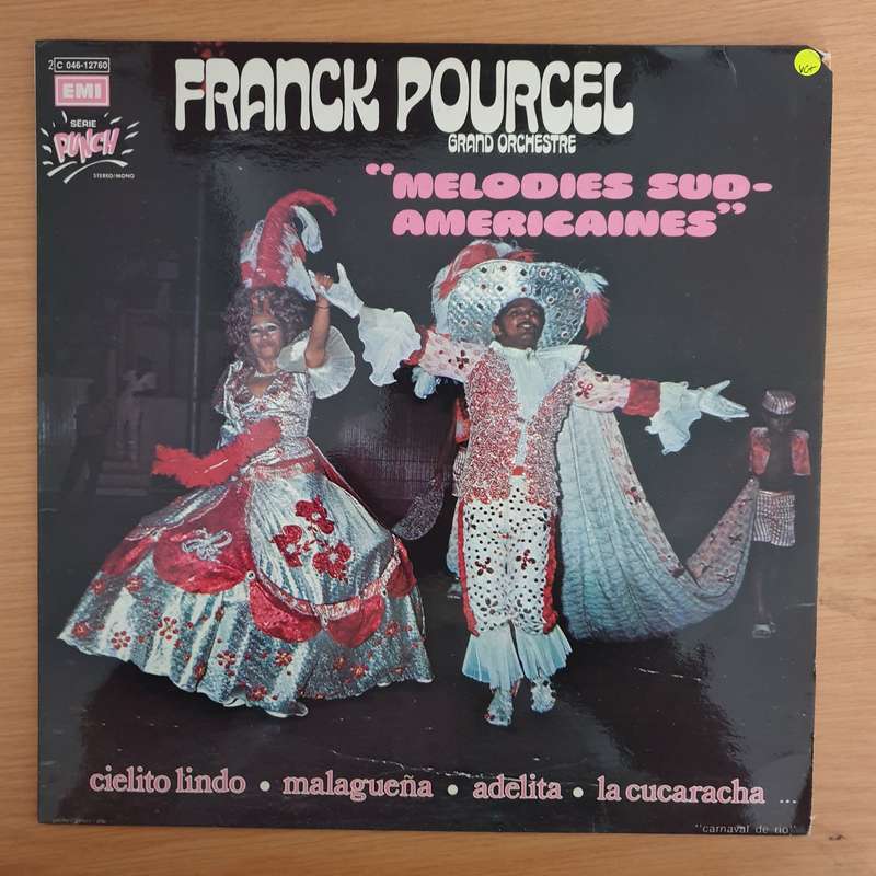 Franck Pourcel Grand Orchestre  Melodies Sud-Americaines  Vinyl LP Record (VG+)