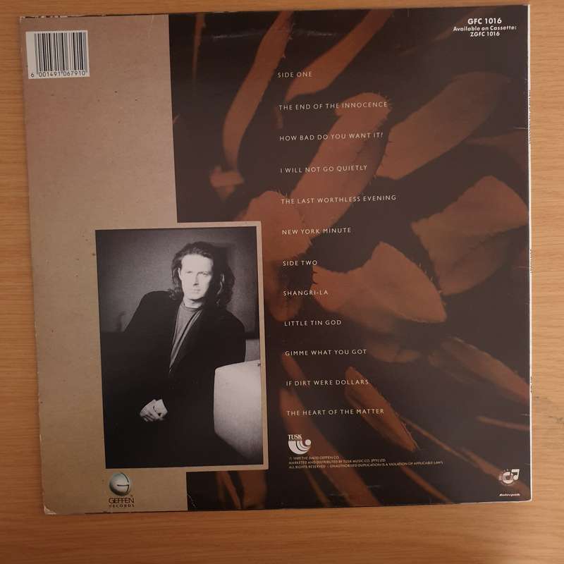 Don Henley  The End Of The Innocence - Vinyl LP Record  (VG-)