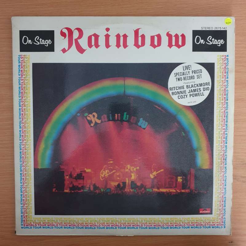 Rainbow  On Stage  Double Vinyl LP Record (VG+)