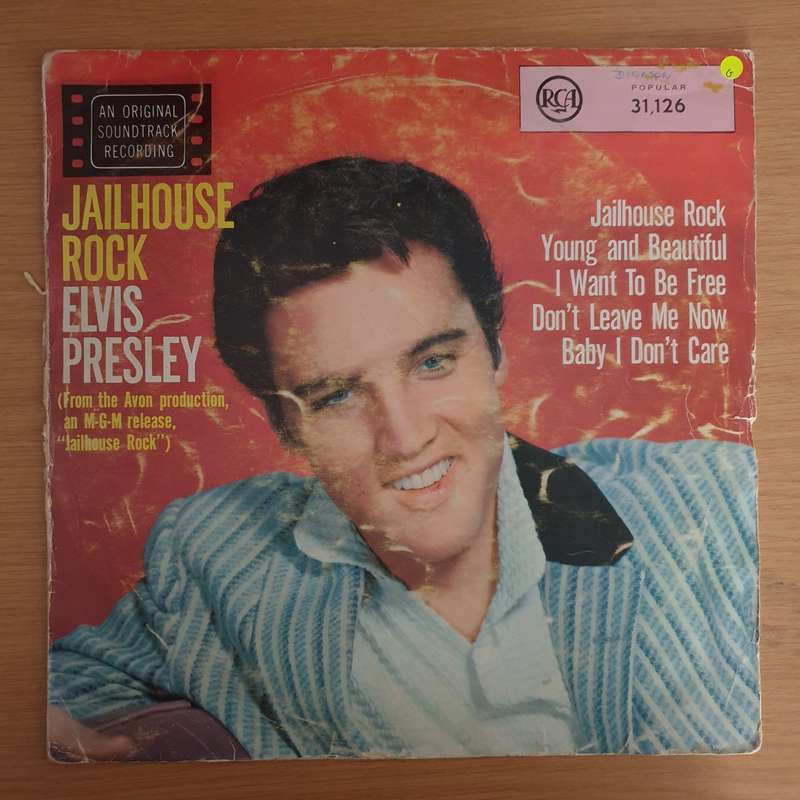 Elvis Presley  Jailhouse Rock - Vinyl LP Record   (G)
