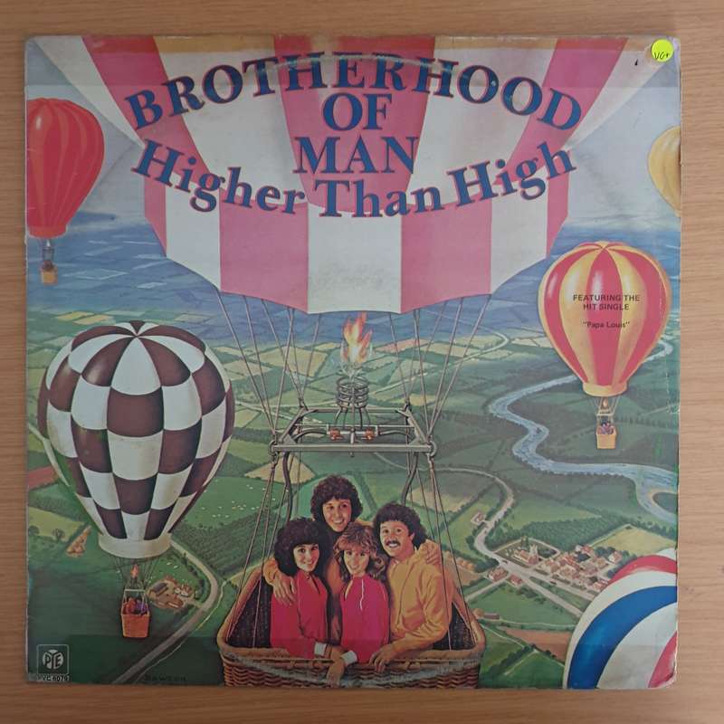 Brotherhood Of Man  Higher Than High - Vinyl LP Record (VG+)
