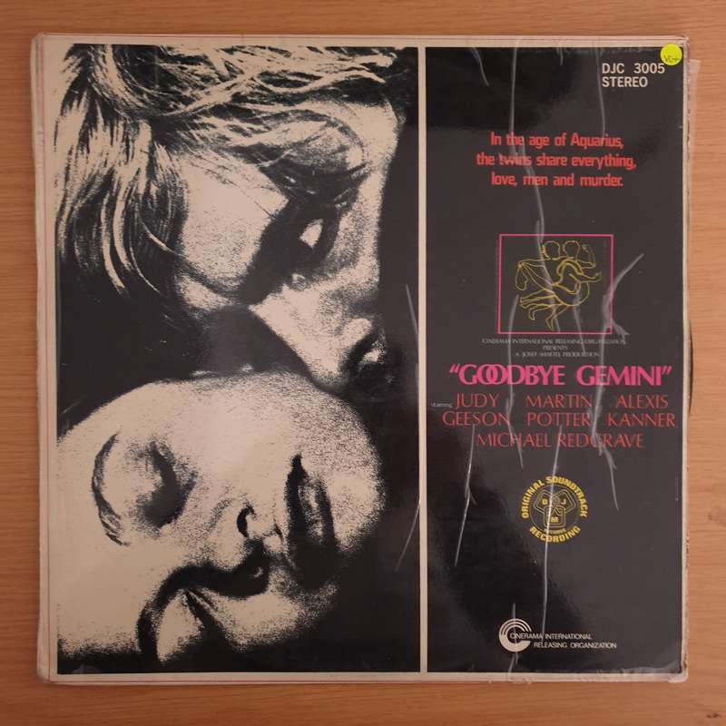 "Goodbye Gemini" - The Original Soundtrack - Vinyl LP Record (VG+)
