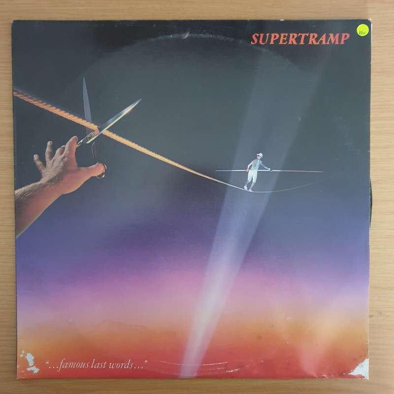 Supertramp  "...Famous Last Words..." -  Vinyl LP Record - Very-Good+ Quality (VG+)