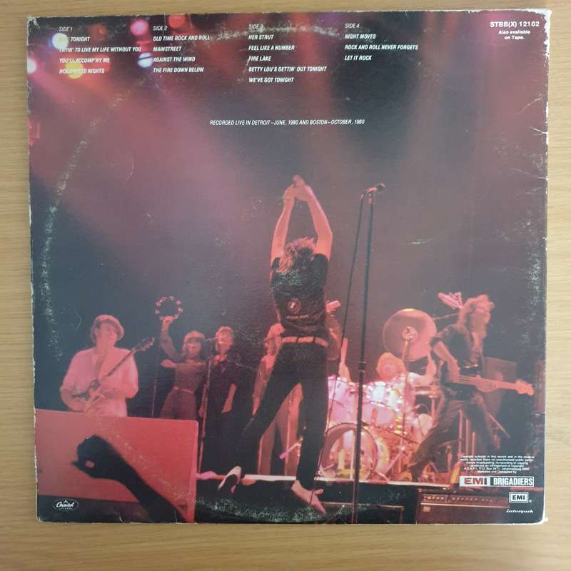 Bob Seger & The Silver Bullet Band  Nine Tonight - Double Vinyl LP Record (VG+)