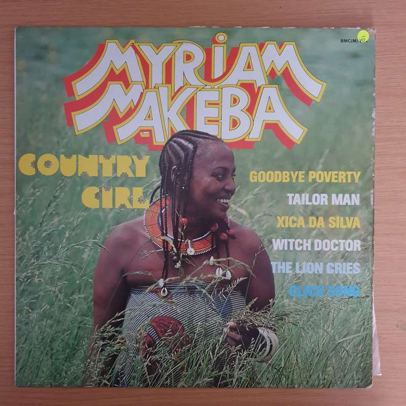 Myriam Makeba  Country Girl  - Vinyl LP Record  (VG-)