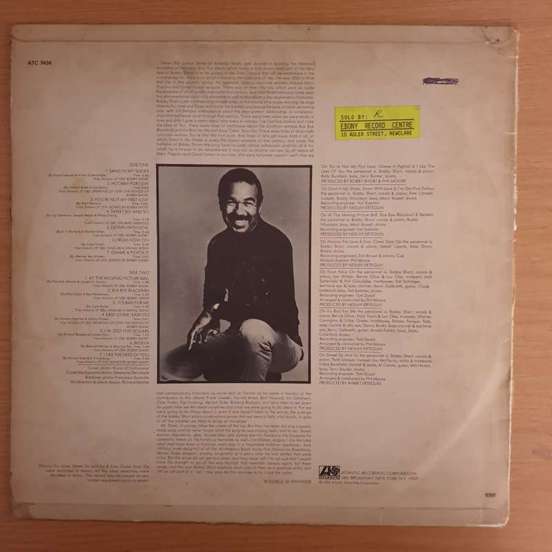 Bobby Short  The Very Best Of Bobby Short - Vinyl LP Record (VG+)